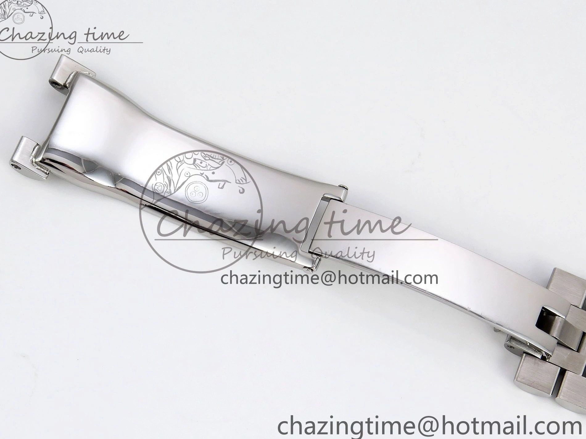 MiroTime 0226 GoodFit DayDate 40 SS JDF 904L Steel Silver Crystal Dial on President Bracelet VR3255 V3 (Gain Weight) 1431